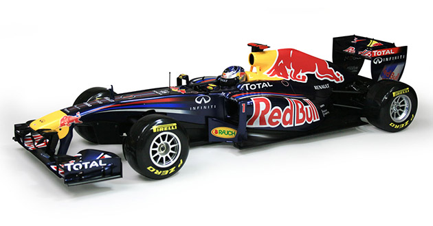 Scale Model of Red Bull RB7