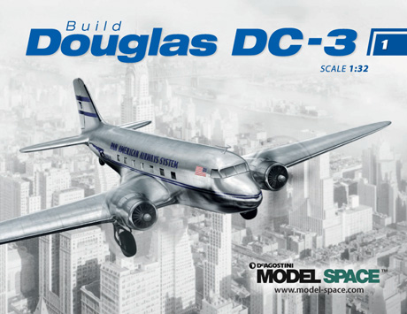 Douglas DC3 | 1:32 Model Plane | De Agostini ModelSpace