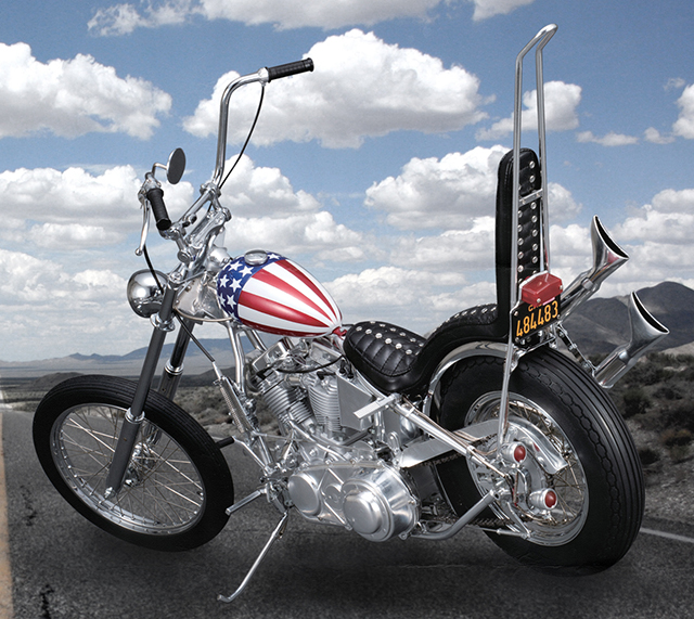 captain america motorbike