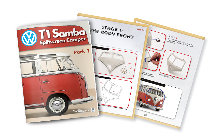 måske hørbar ubemandede Build the T1 Samba Camper – De Agostini