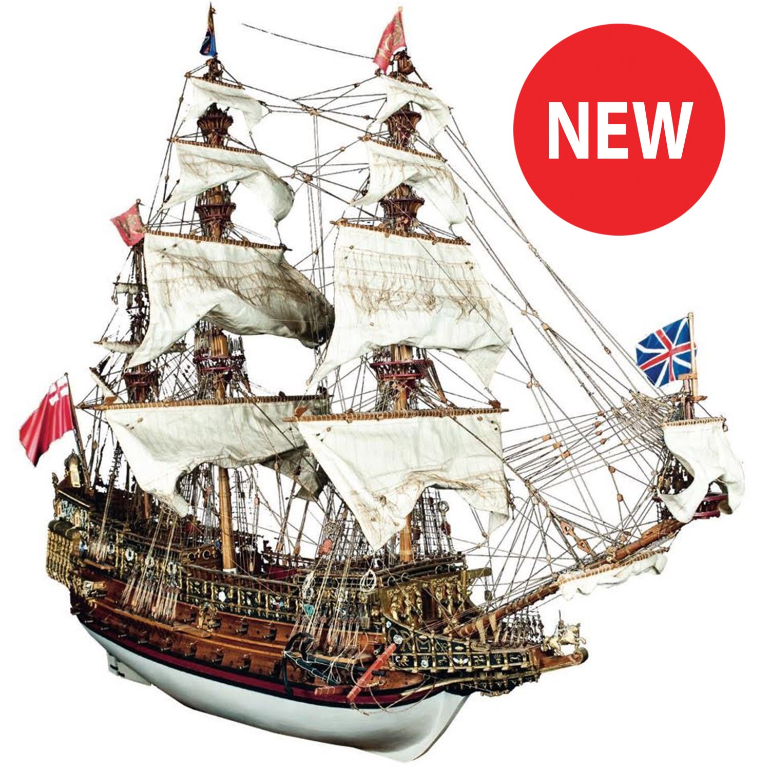 HMS Sovereign of the Seas | 1:84 Scale Model Ship | ModelSpace